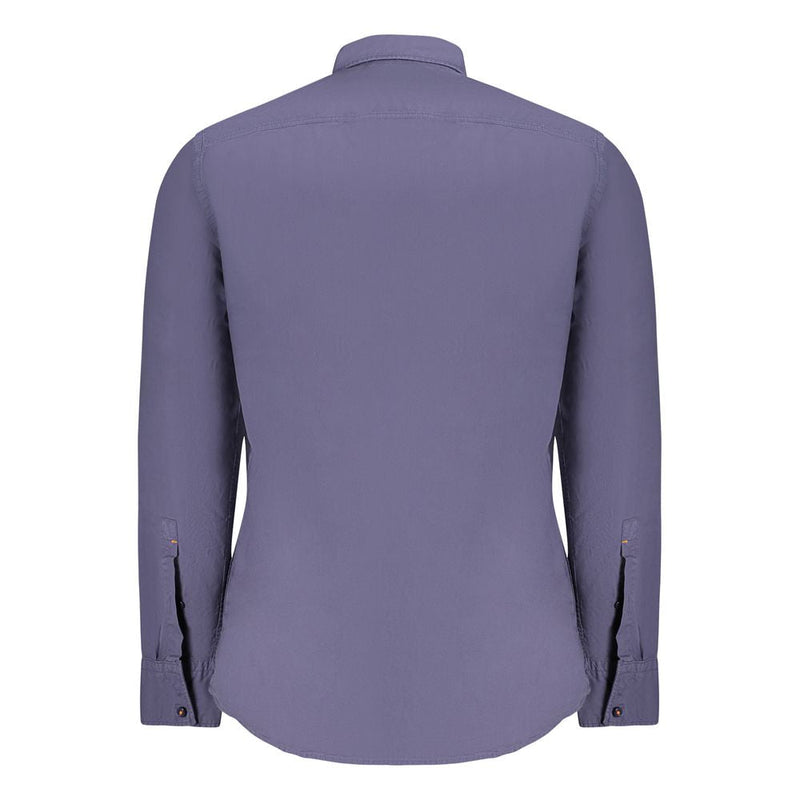 Blue Cotton Shirt Hugo Boss