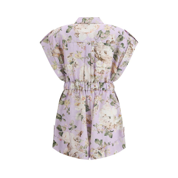 Acacia Pocket Playsuit Zimmermann