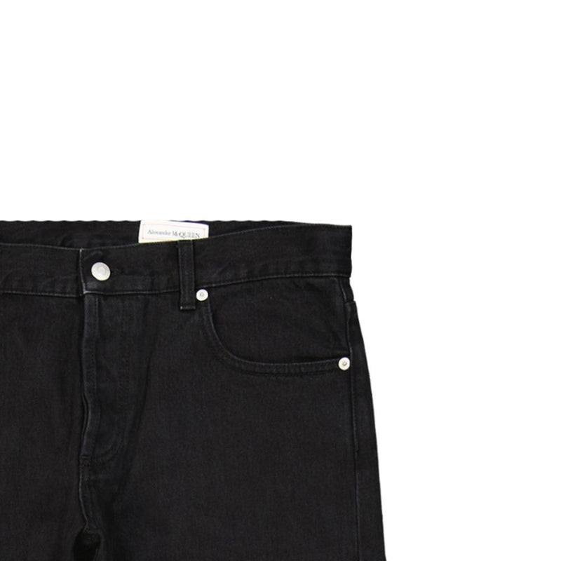 Cotton Denim Jeans Alexander McQueen