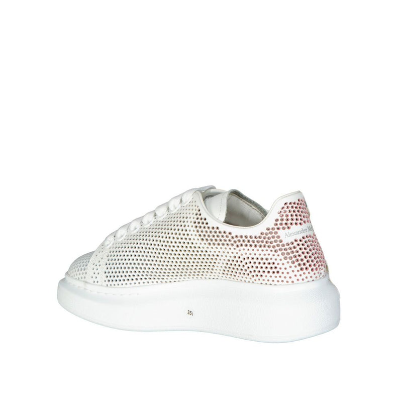 Oversized Dotted Cut-Out Sneakers Alexander McQueen