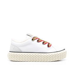Cotton Lace-Up Sneakers Lanvin