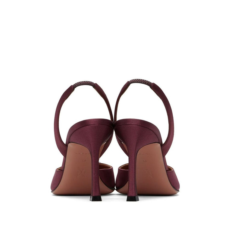 Camelia Sling 90 Satin Pumps Amina Muaddi