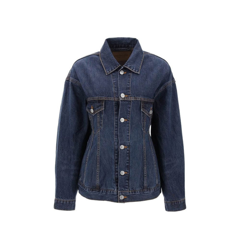 'Hourglass' Denim Jacket Balenciaga