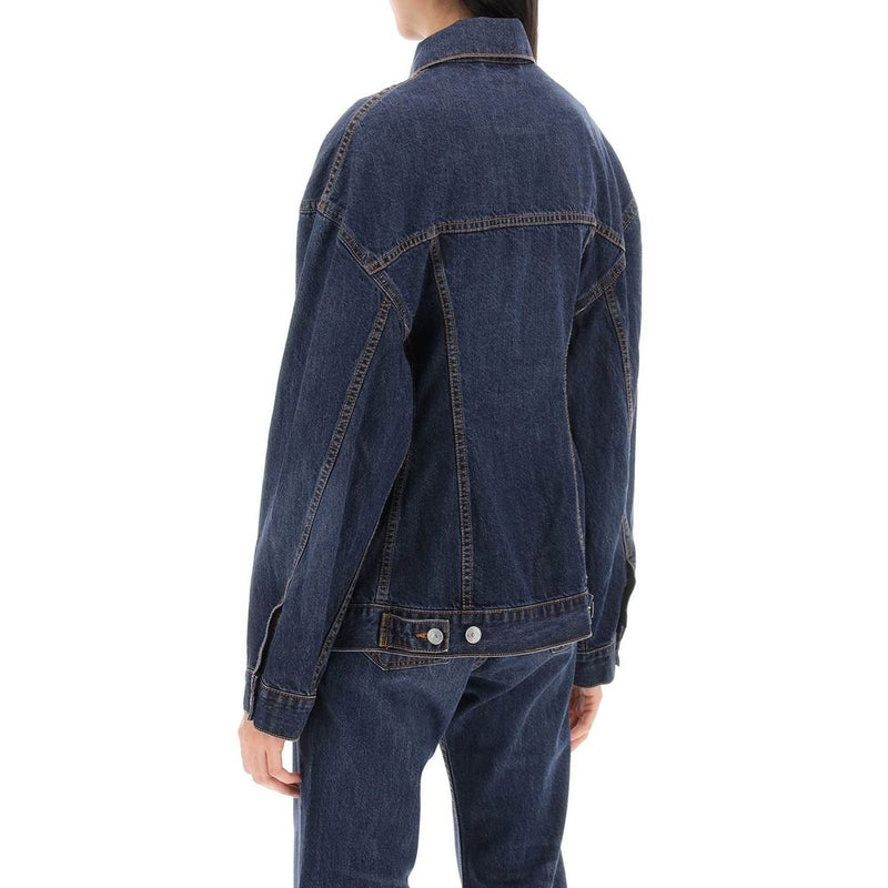 'Hourglass' Denim Jacket Balenciaga
