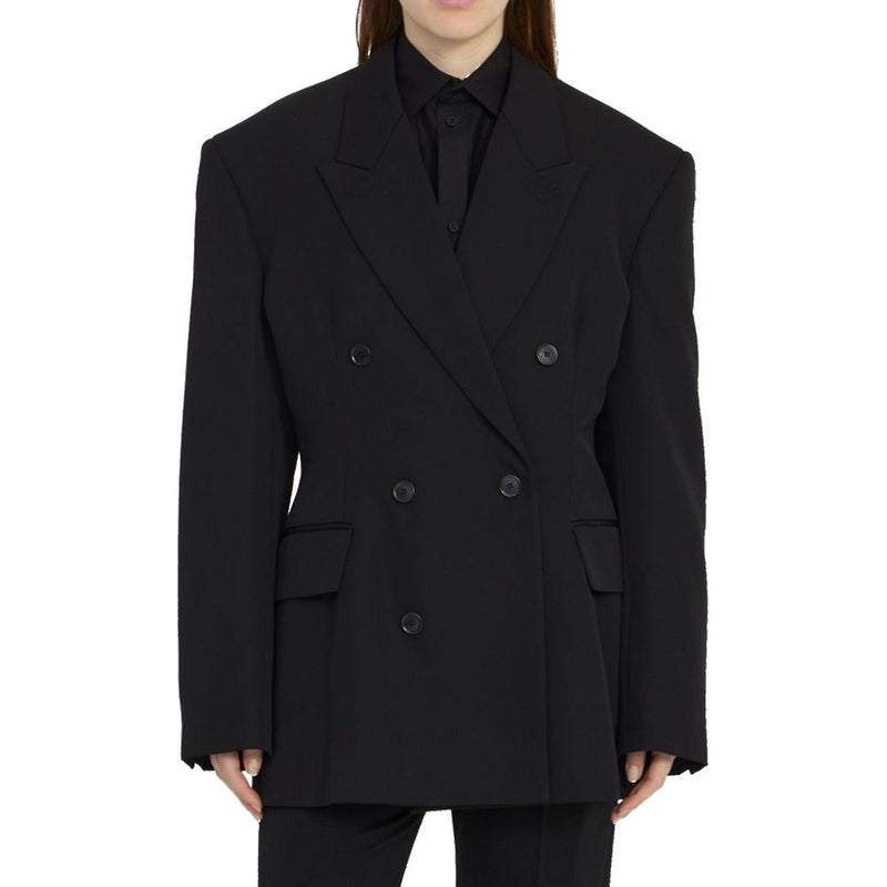 Wool Double-breasted Jacket Balenciaga