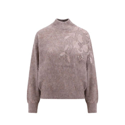 T-Neck Knit Brunello Cucinelli