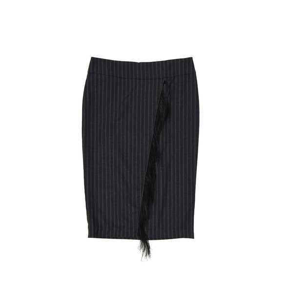 Wool Striped Skirt Brunello Cucinelli