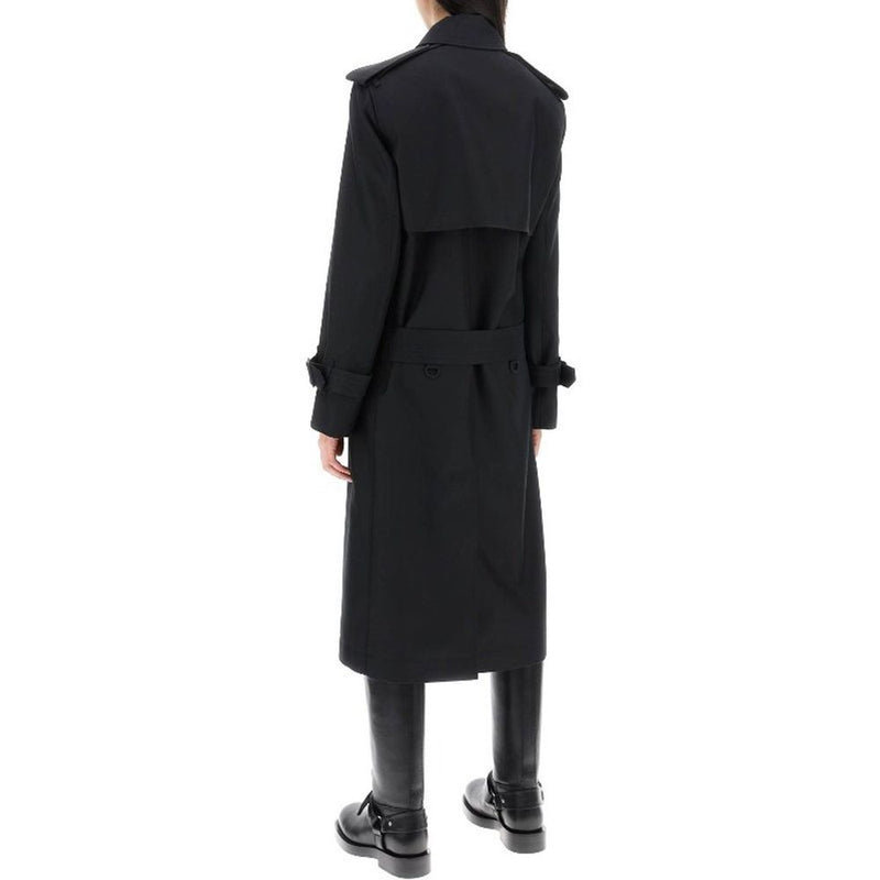 Blend Silk Trench Coat Burberry