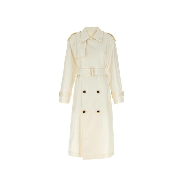 Silk Trench Coat Burberry