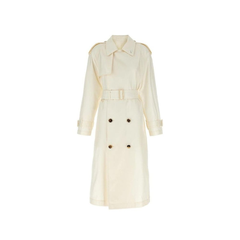 Silk Trench Coat Burberry