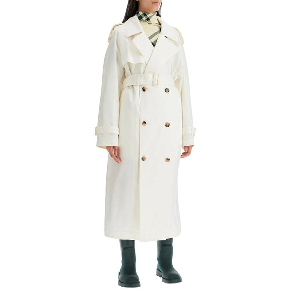Silk Trench Coat Burberry