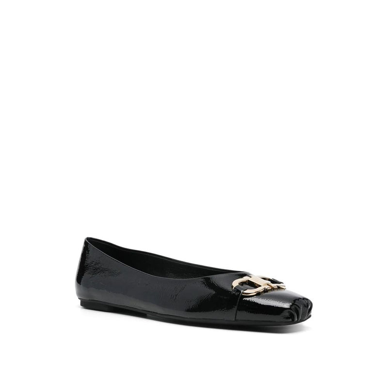 Gancini-Buckle Ballerina Flats Salvatore Ferragamo