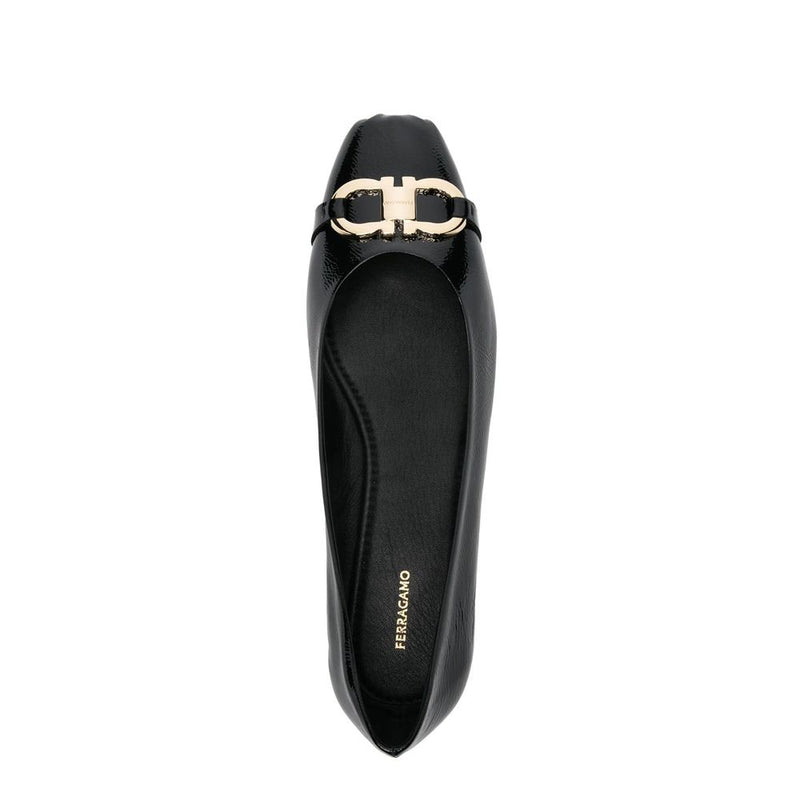 Gancini-Buckle Ballerina Flats Salvatore Ferragamo