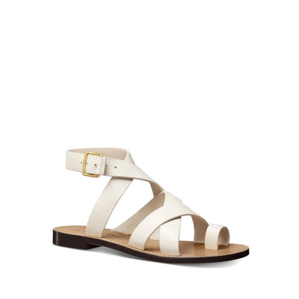 Sun Leather Flat Sandals Dior