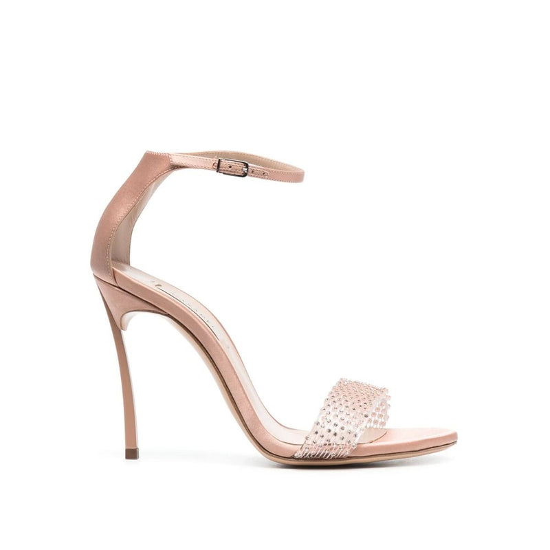 100mm Blade Twenties Satin Sandals Casadei