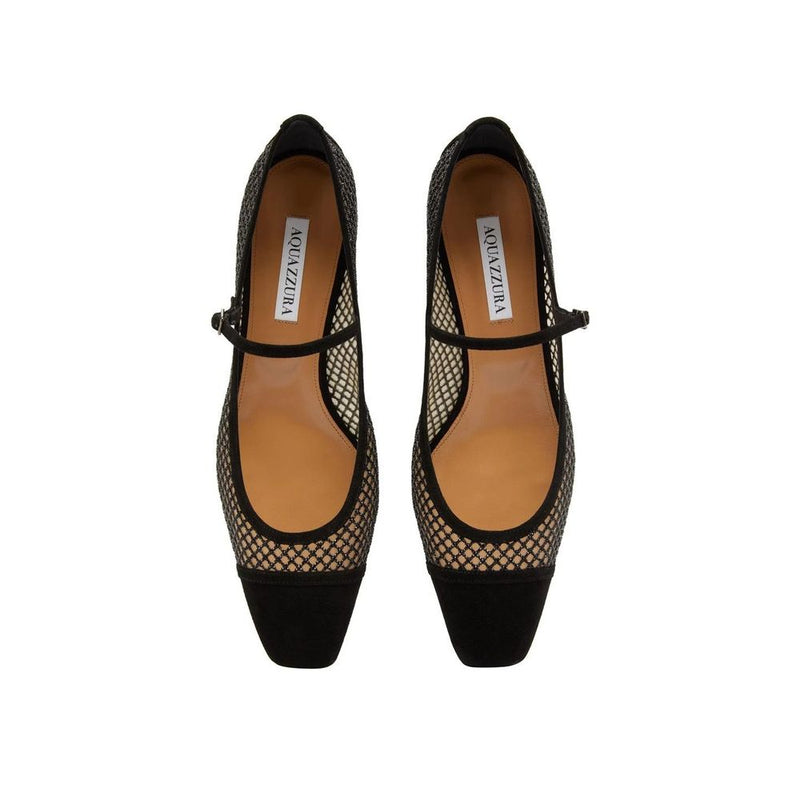 Mayor Crystals Mesh Pumps 35 Aquazzura