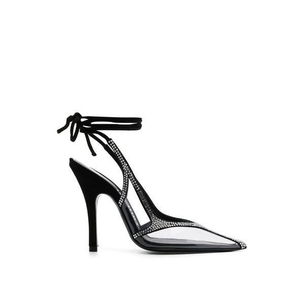 Venus Chrome Slingback Pumps The Attico