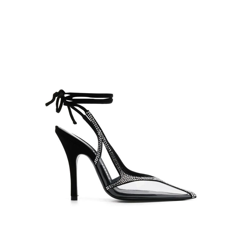 Venus Chrome Slingback Pumps The Attico