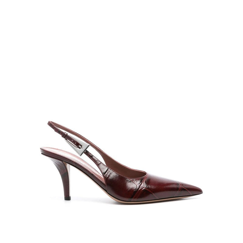 Jessica Leather Slingback Pumps Paris Texas
