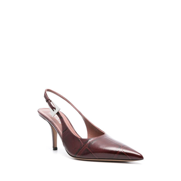 Jessica Leather Slingback Pumps Paris Texas