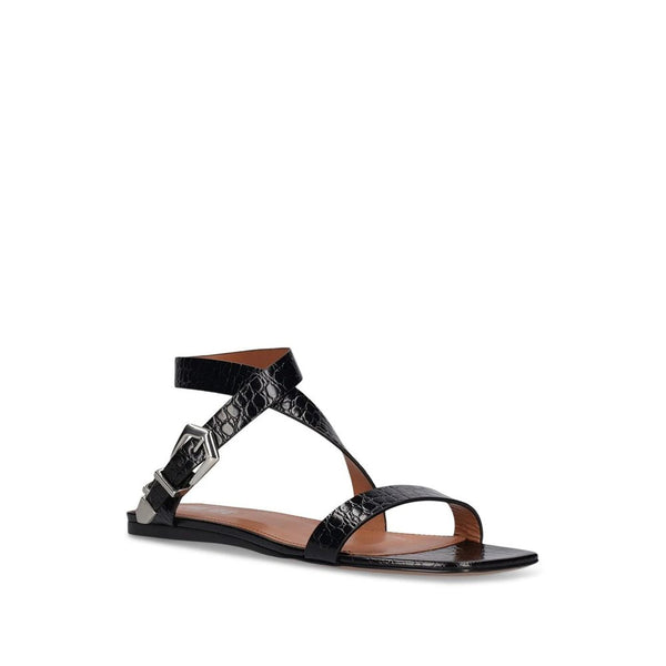 Lauren Croco Flat Sandals Paris Texas