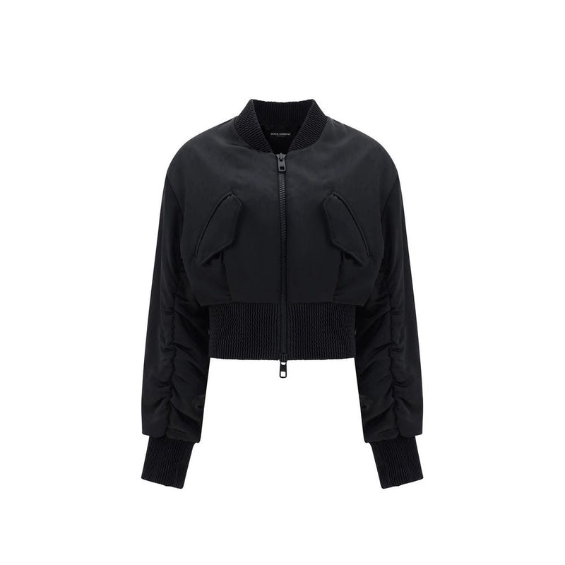 Cropped Bomber Jacket Dolce & Gabbana