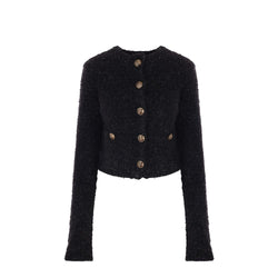 Crop Bouclé Cardigan Balenciaga