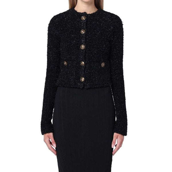 Crop Bouclé Cardigan Balenciaga