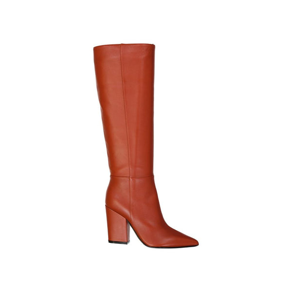 Leather Heel Boots Sergio Rossi