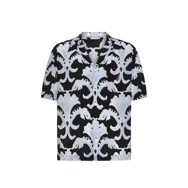 Garavani Metamorphos Wall Print Bowling Shirt Valentino