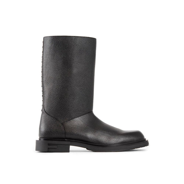 Leather Frame Boots Fendi