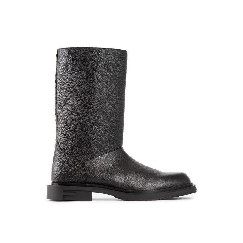Leather Frame Boots Fendi