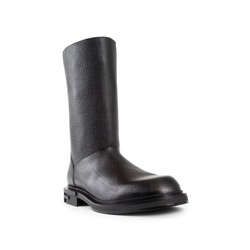 Leather Frame Boots Fendi