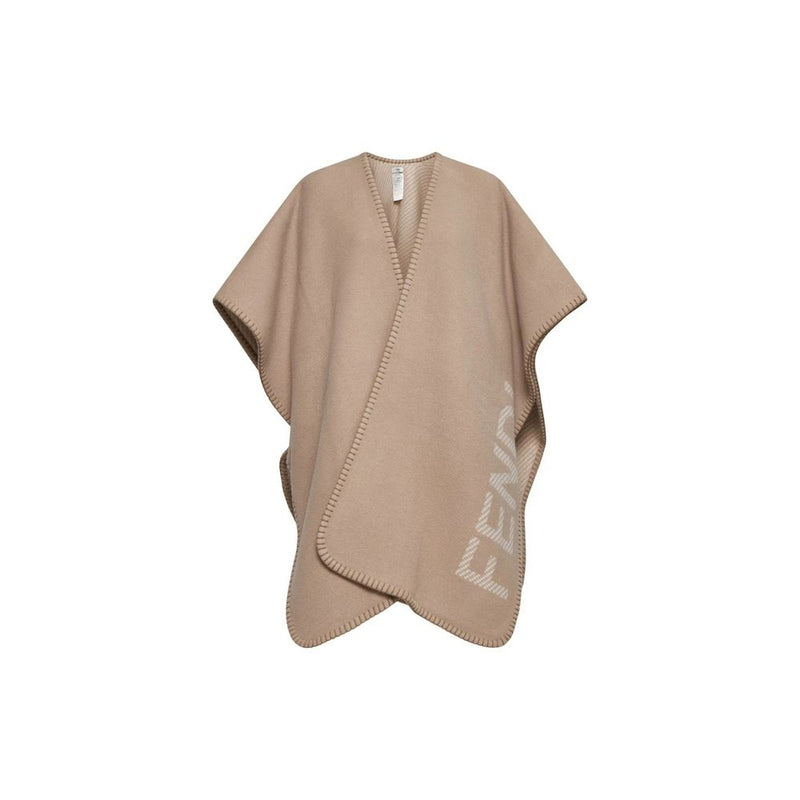 Wool And Cashmere Poncho Fendi