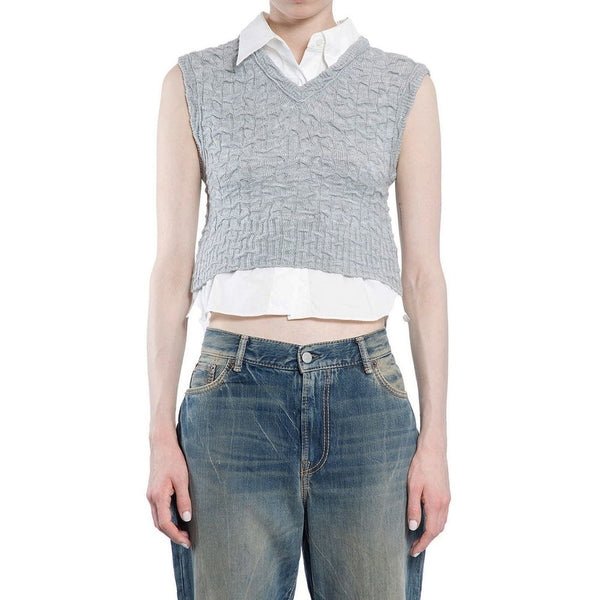 Layered-V-Neck Vest Acne Studios