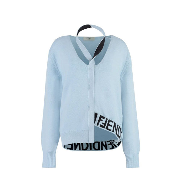 Wool And Cashmere Cardigan Fendi