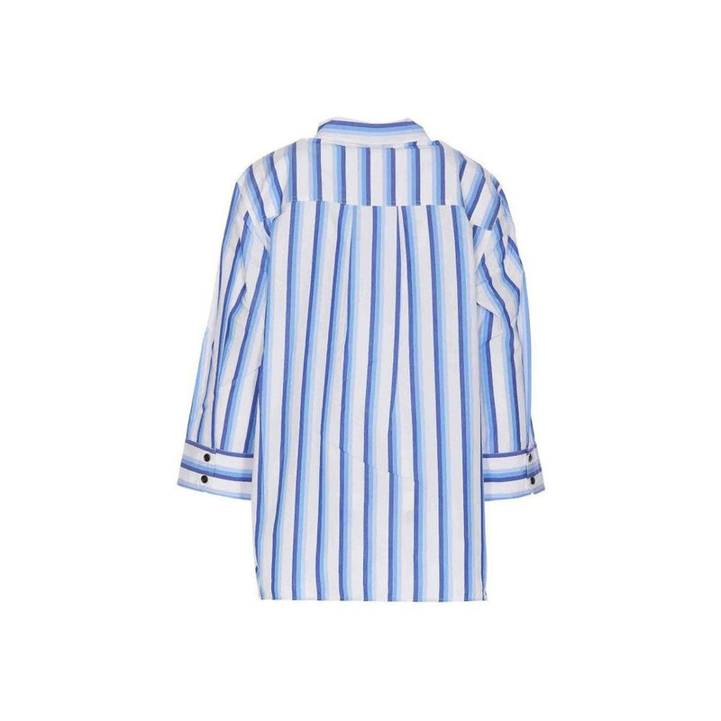 Cotton Striped Shirt Ganni