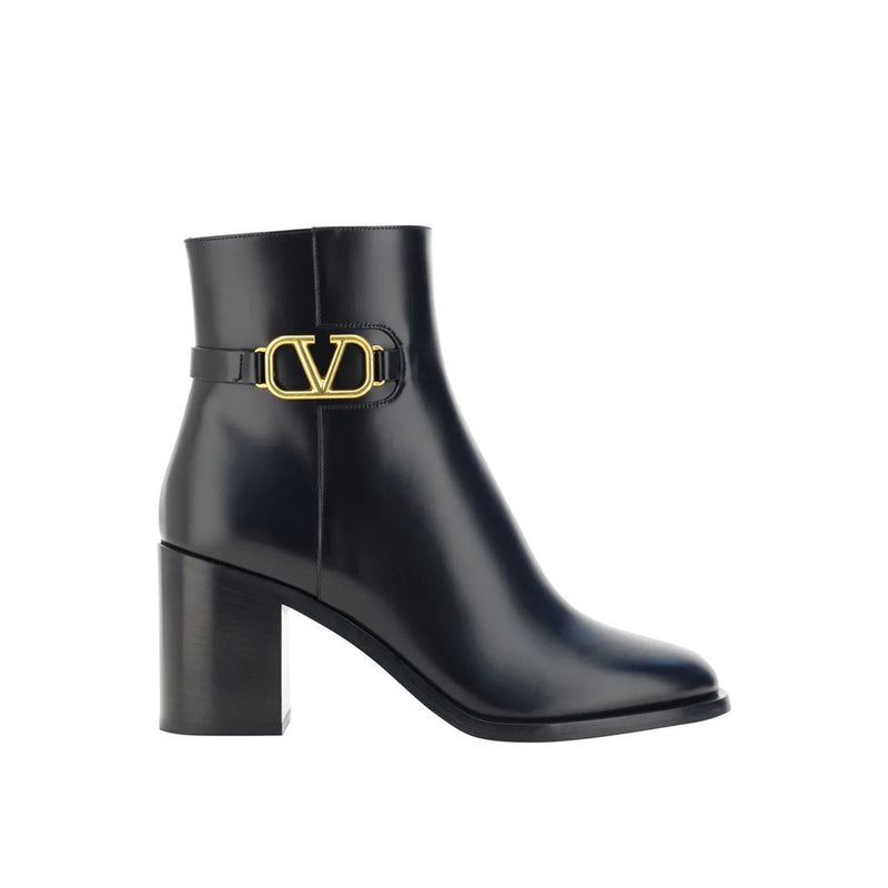 VLogo Leather Ankle Boots Valentino Garavani