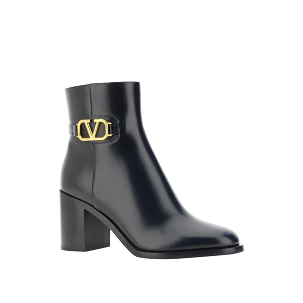 VLogo Leather Ankle Boots Valentino Garavani