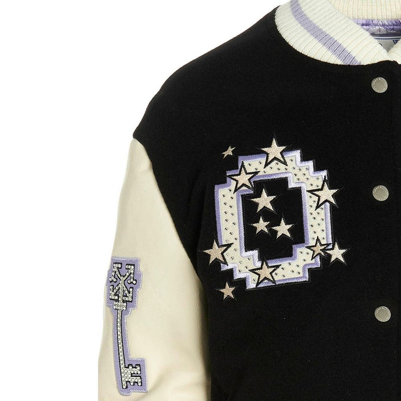 Wool Bomber Jacket Off-White