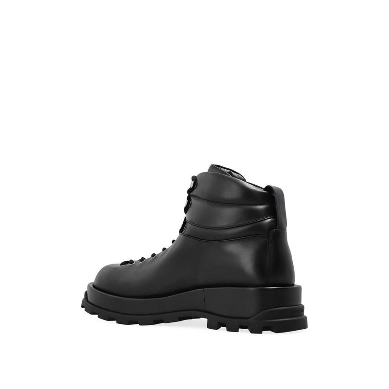 Leather Ankle Boots Jil Sander