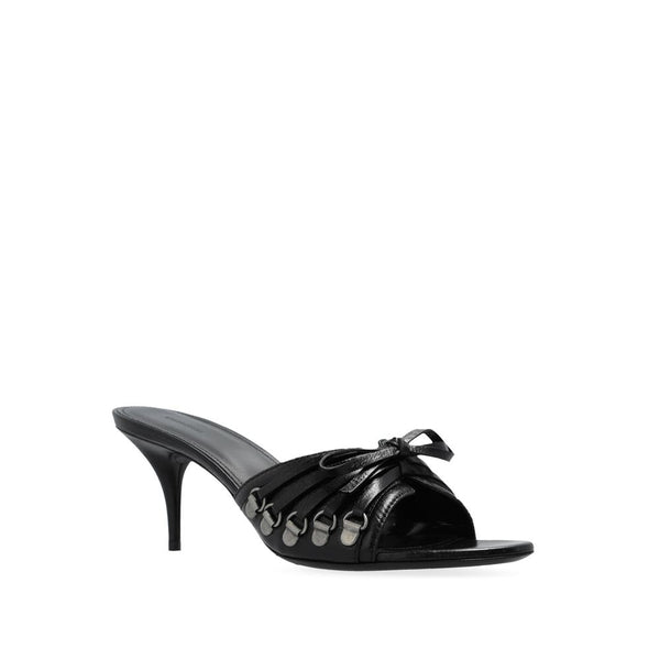 Cagole 70 Leather Sandals Balenciaga