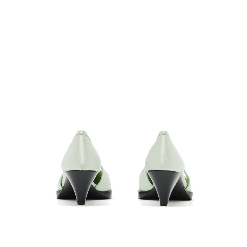 Cut-Out Satin Pumps Prada