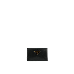 Leather Card Holder Prada