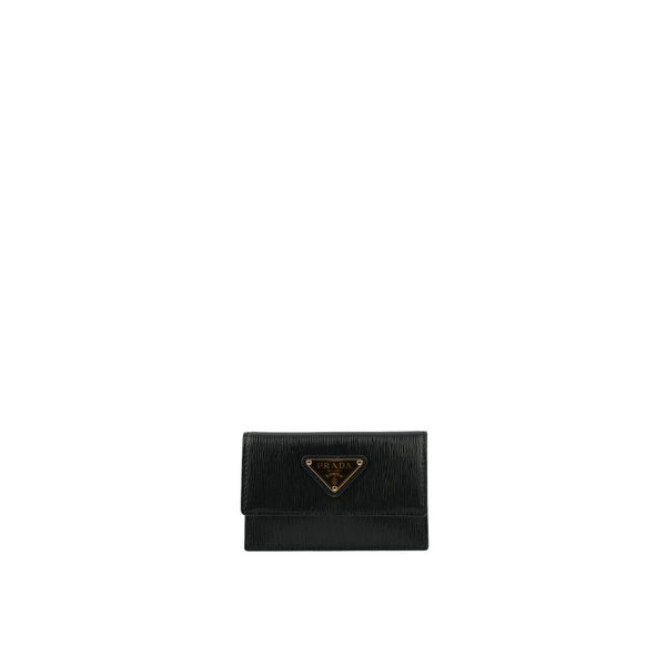 Leather Card Holder Prada