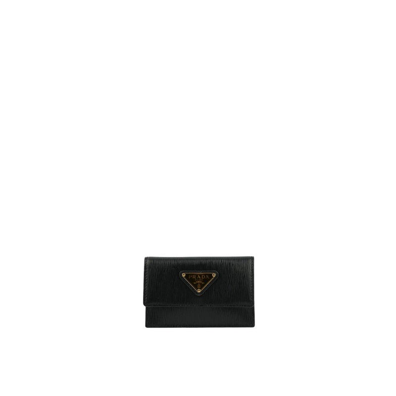 Leather Card Holder Prada