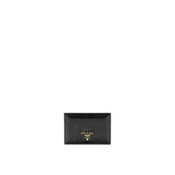 Leather Logo Wallet Prada
