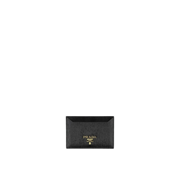 Leather Logo Wallet Prada