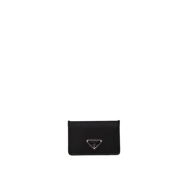 Nylon And Leather Card Holder Prada