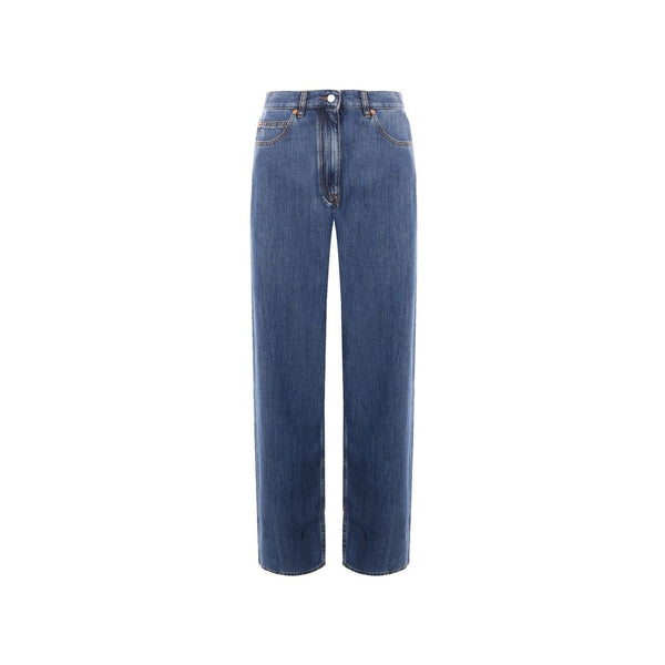 Wide Leg Denim Jeans Valentino